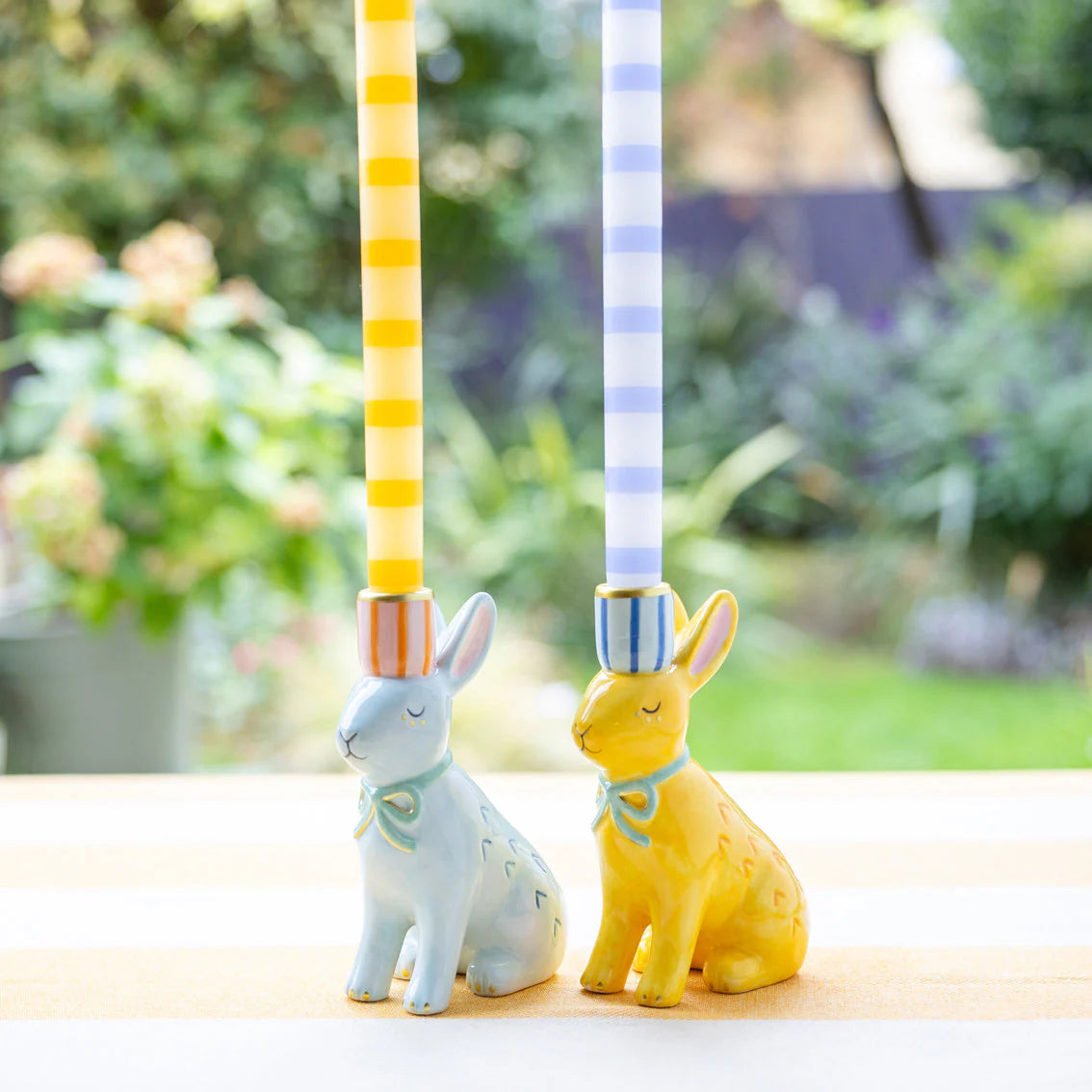 Bunny Ceramic Candle Holders