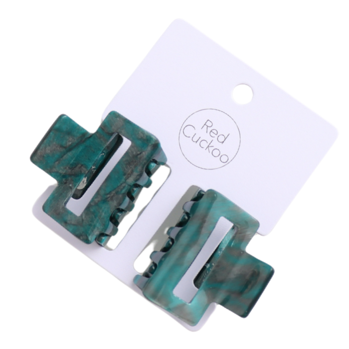 Green Sparkle Claw Clamps