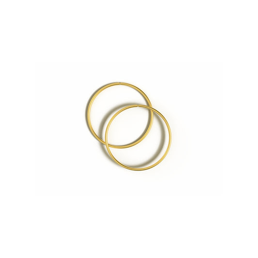 Gold Hinged Hoops