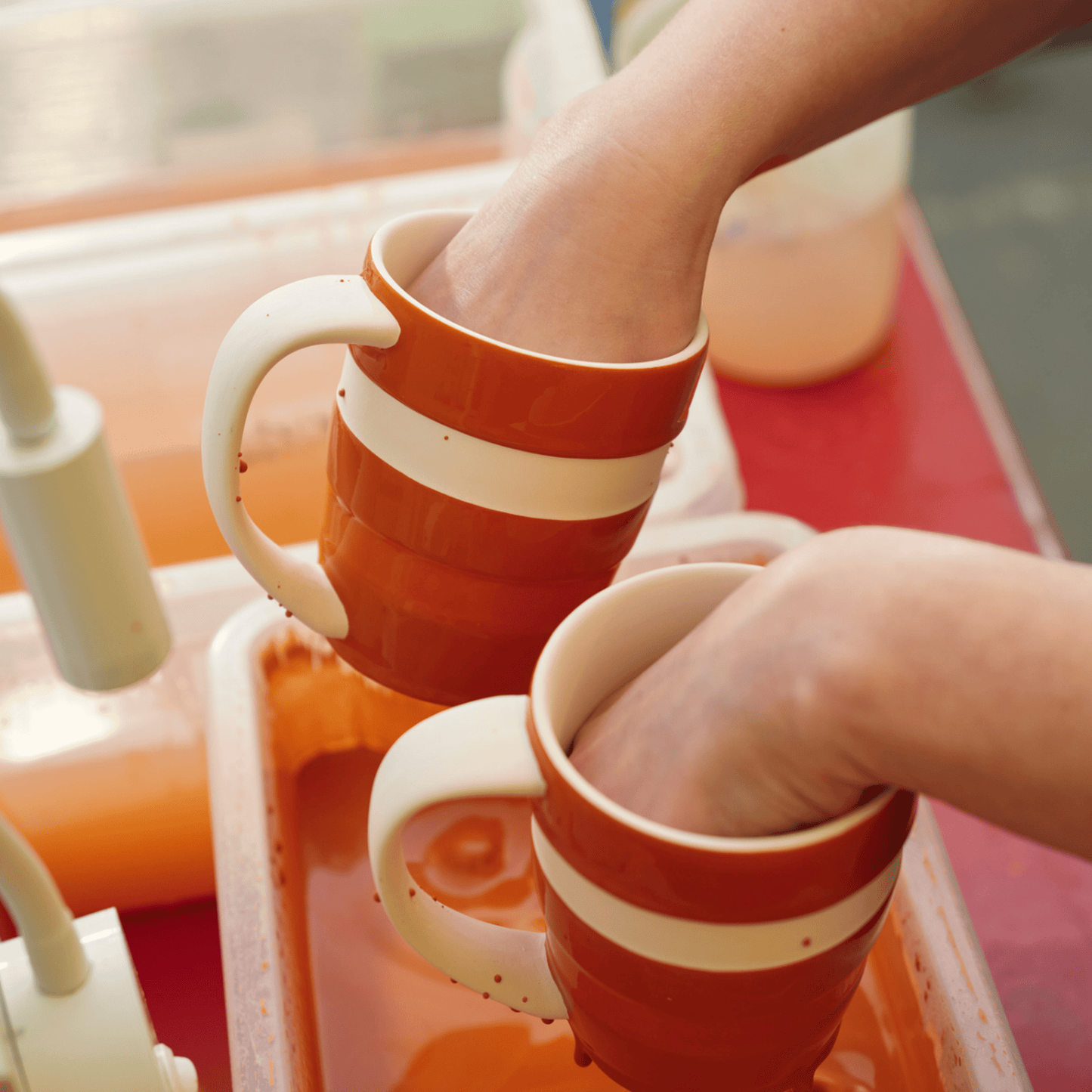 Orange Cornishware Collection