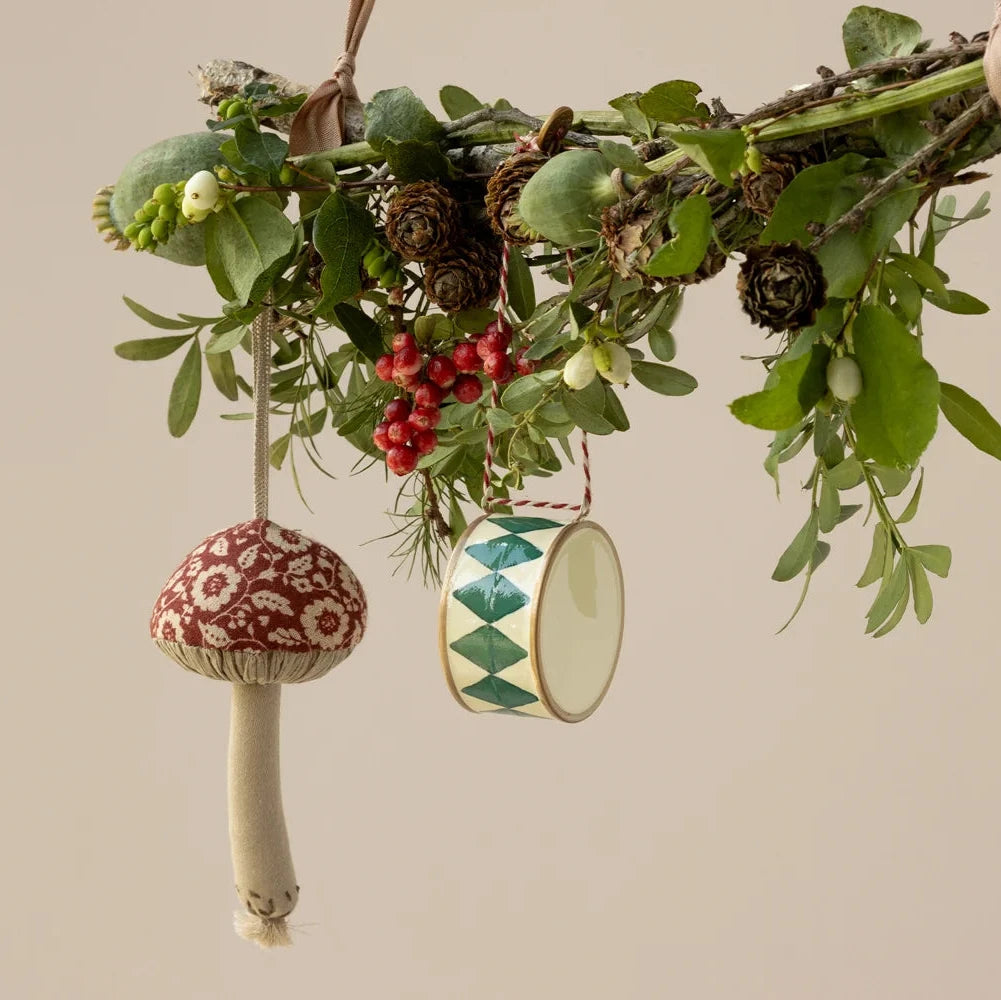 Hanging Fabric Mushrooms