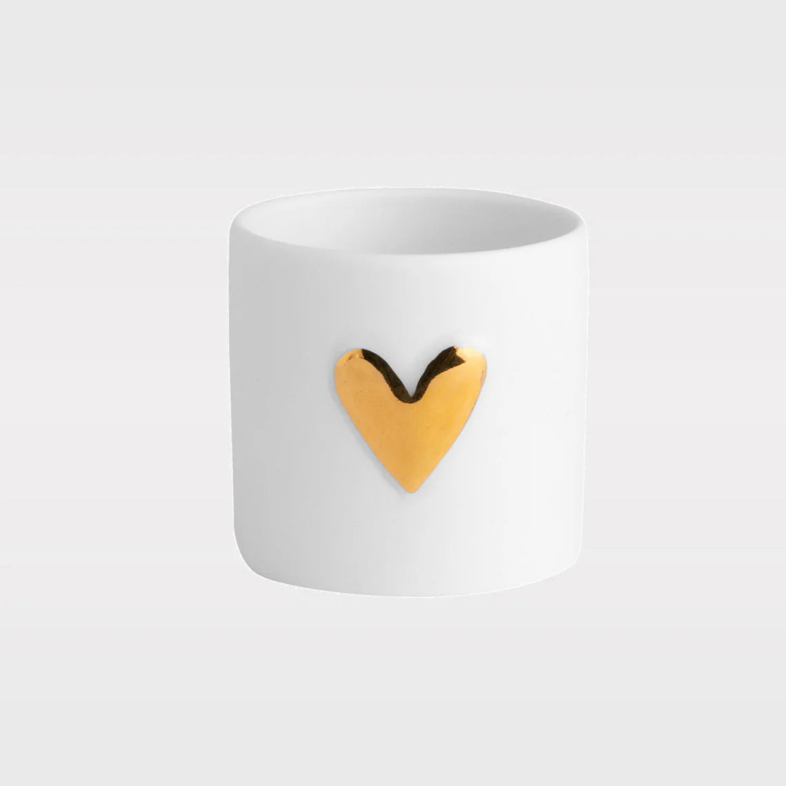 Porcelain Heart Vases & Candle Holders