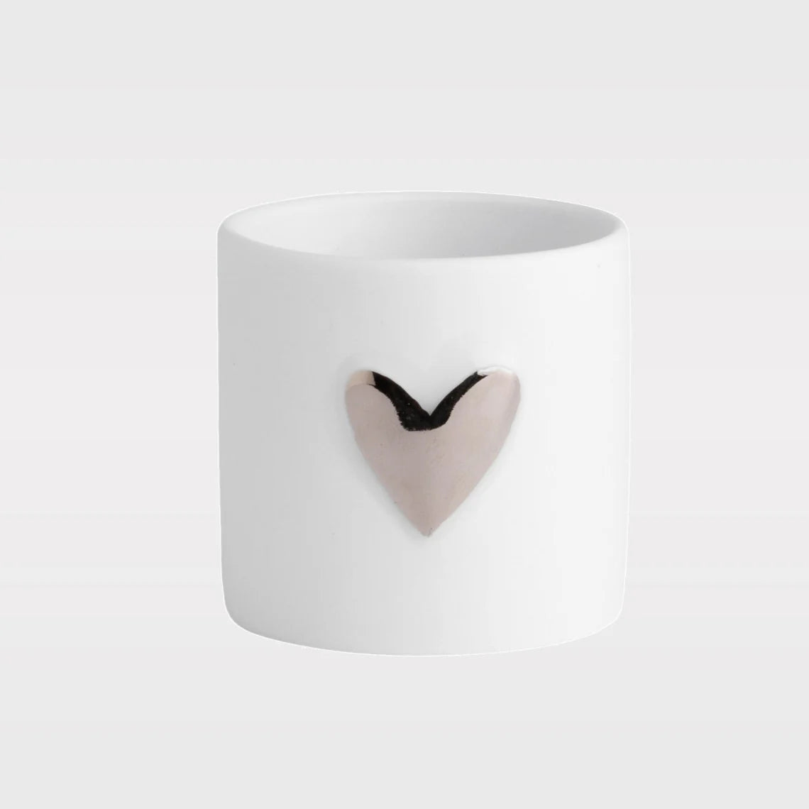 Porcelain Heart Vases & Candle Holders
