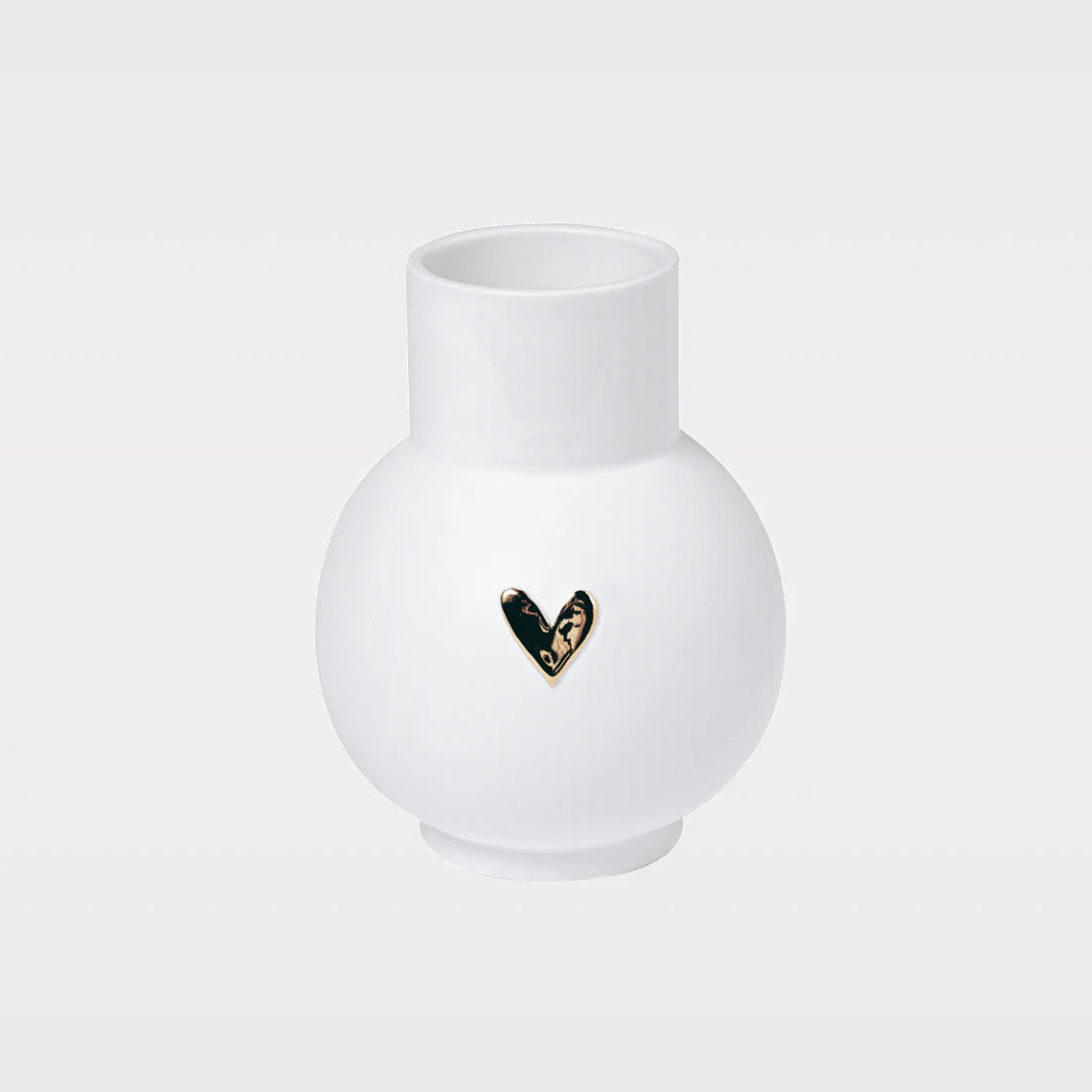 Porcelain Heart Vases & Candle Holders
