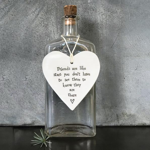 Friendship Hanging Hearts