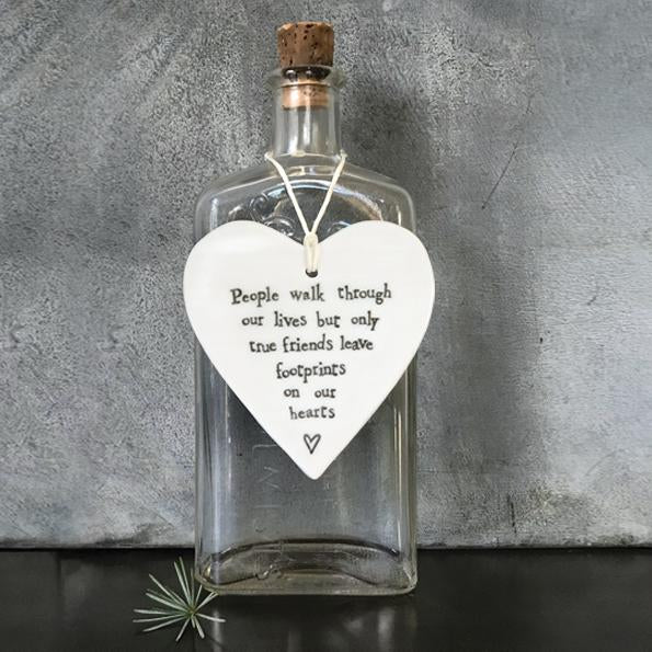 Friendship Hanging Hearts