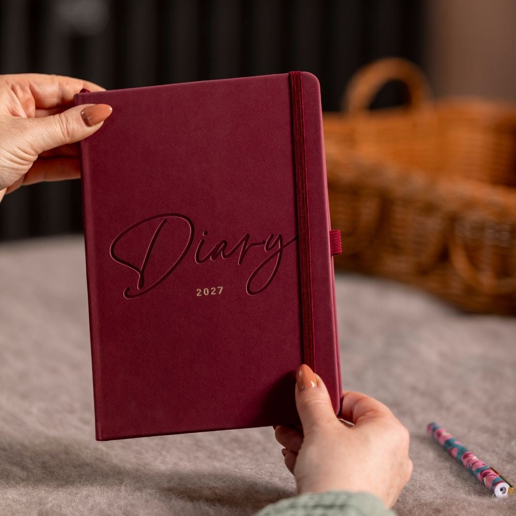 Burgundy Diaries & Calendars