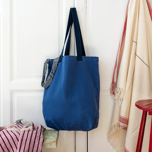 Two Tone Cotton Tote Bags