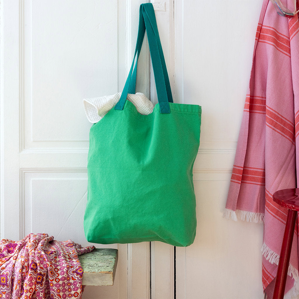 Two Tone Cotton Tote Bags