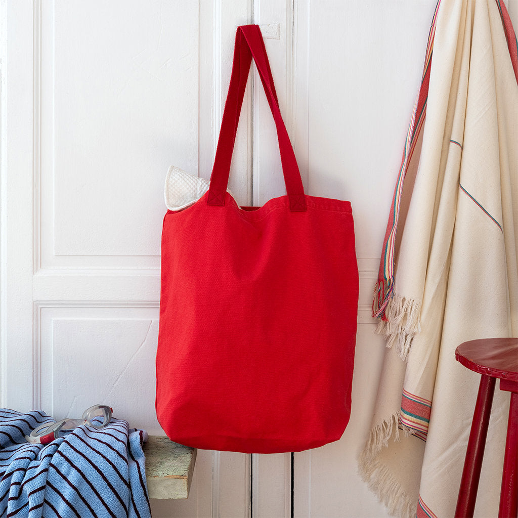 Two Tone Cotton Tote Bags