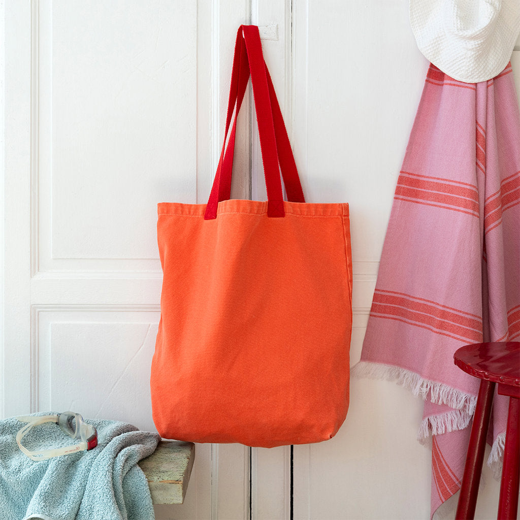 Two Tone Cotton Tote Bags
