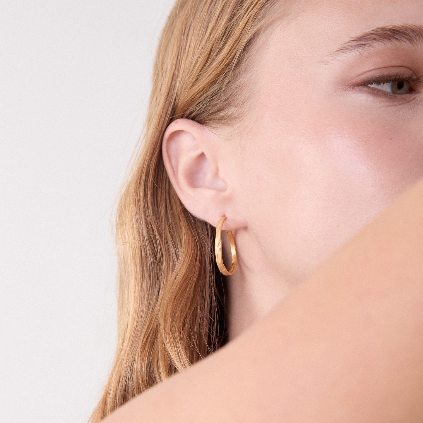 Plain Gold Earrings