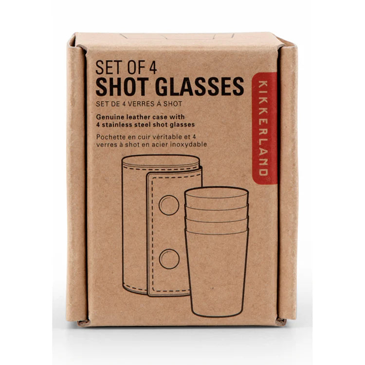 Camping Hip Flask & Shot Glasses