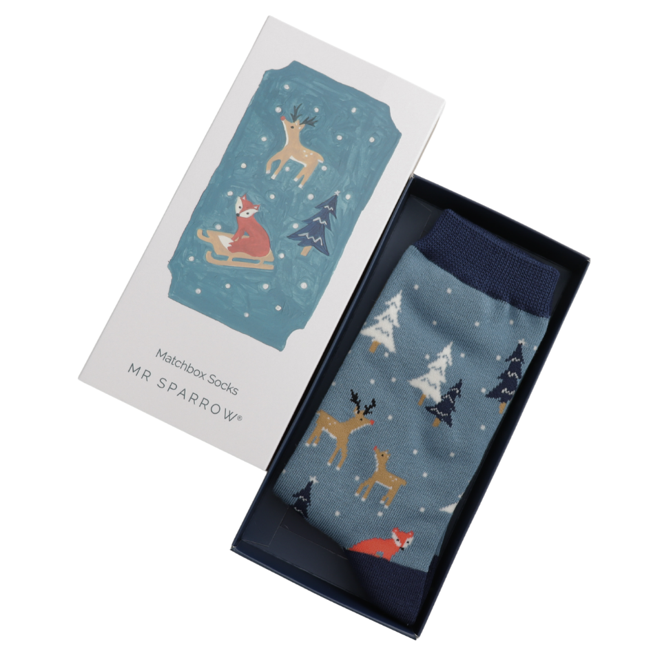 Christmas Matchbox Socks