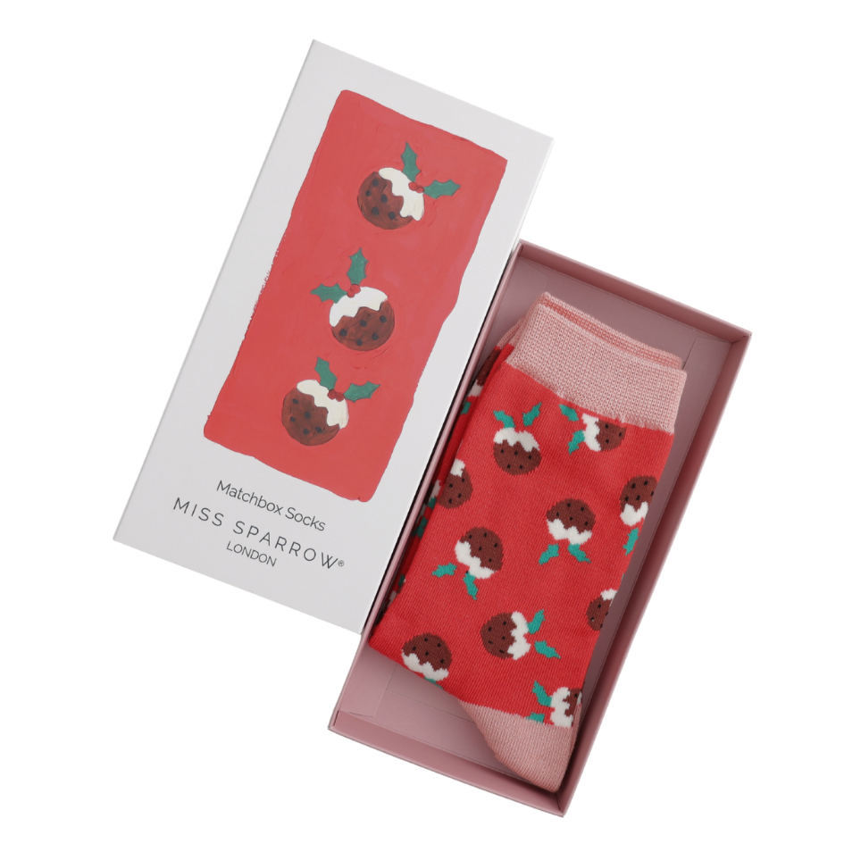 Christmas Matchbox Socks