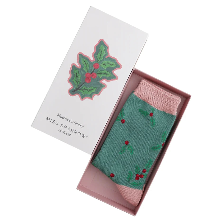 Christmas Matchbox Socks