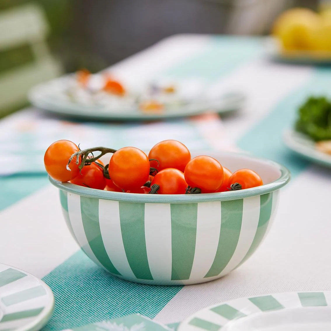 Patterned Enamel Tableware