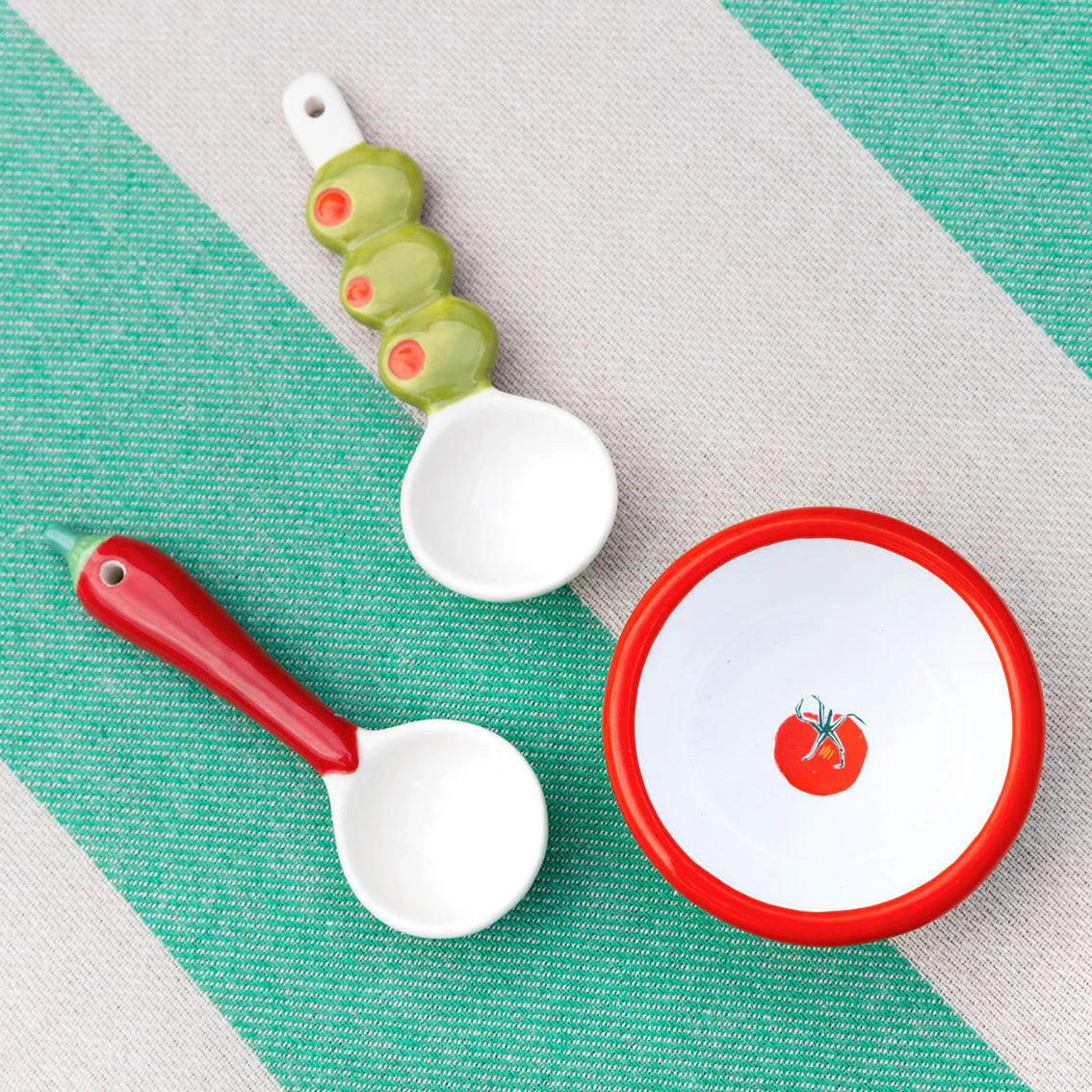 Patterned Enamel Tableware