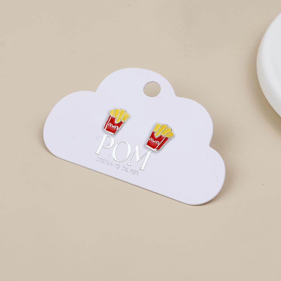 Enamel Carded Earrings