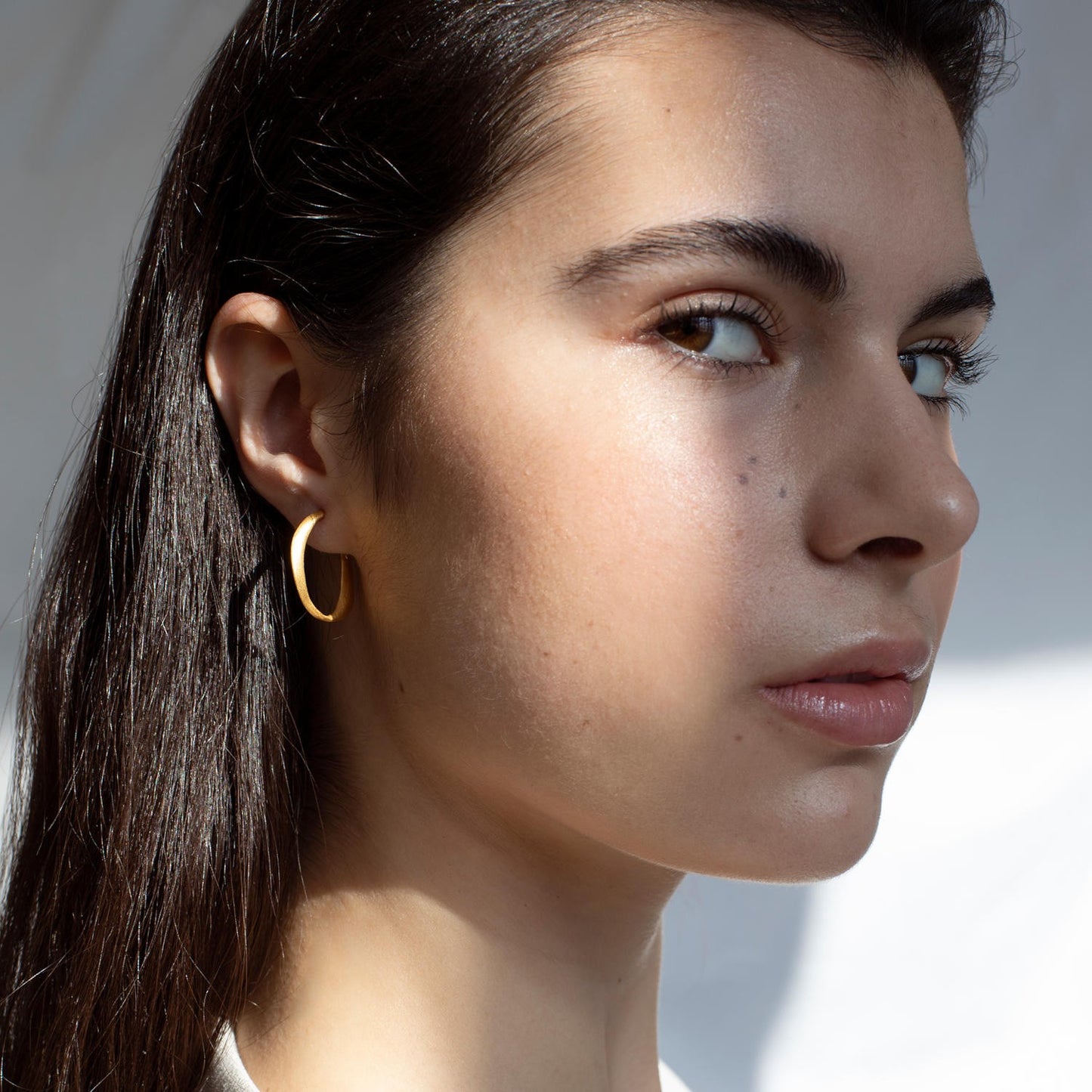 Plain Gold Earrings