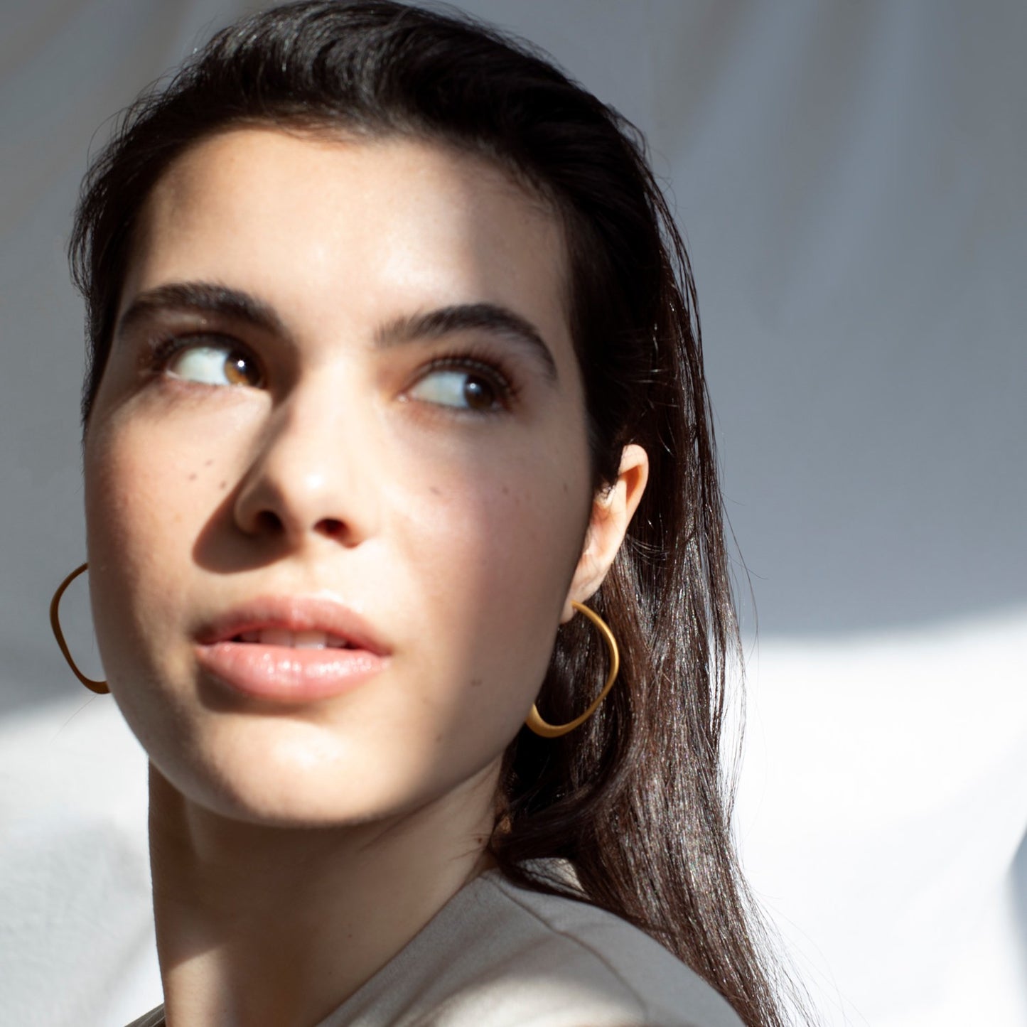 Plain Gold Earrings