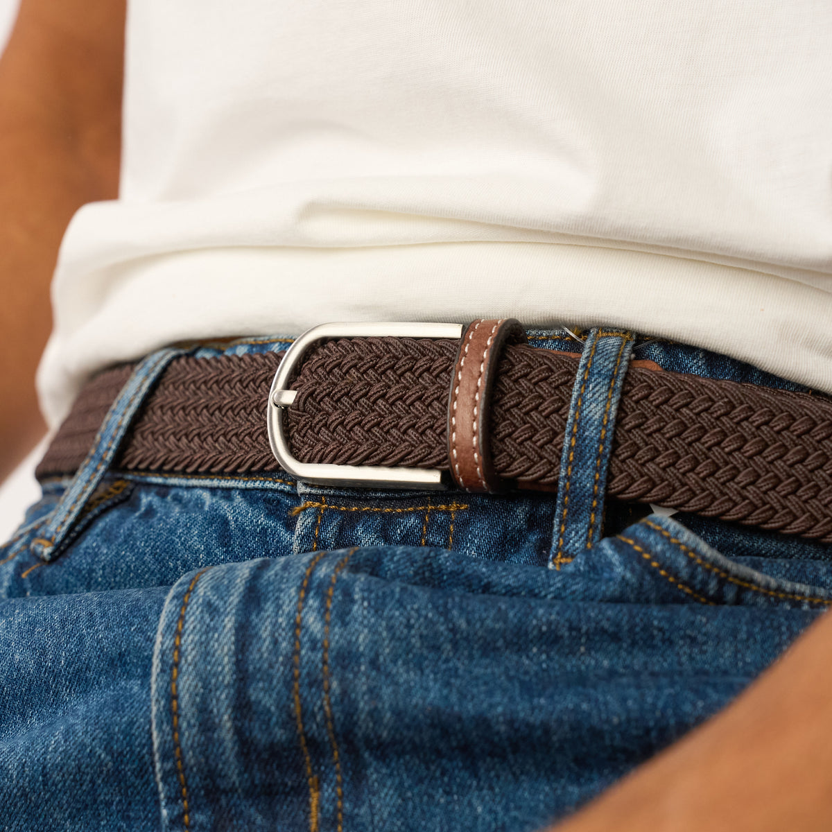 Woven Suede Belts
