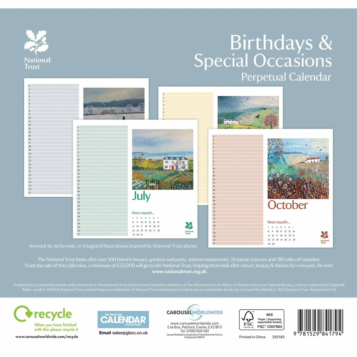 National Trust Diaries & Calendars