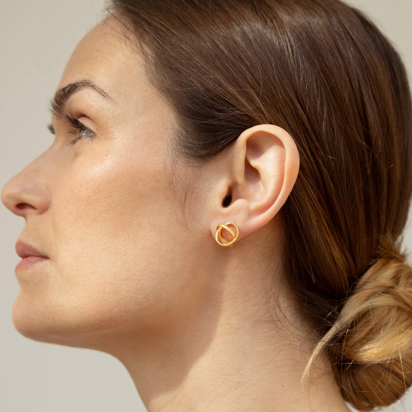 Plain Gold Earrings