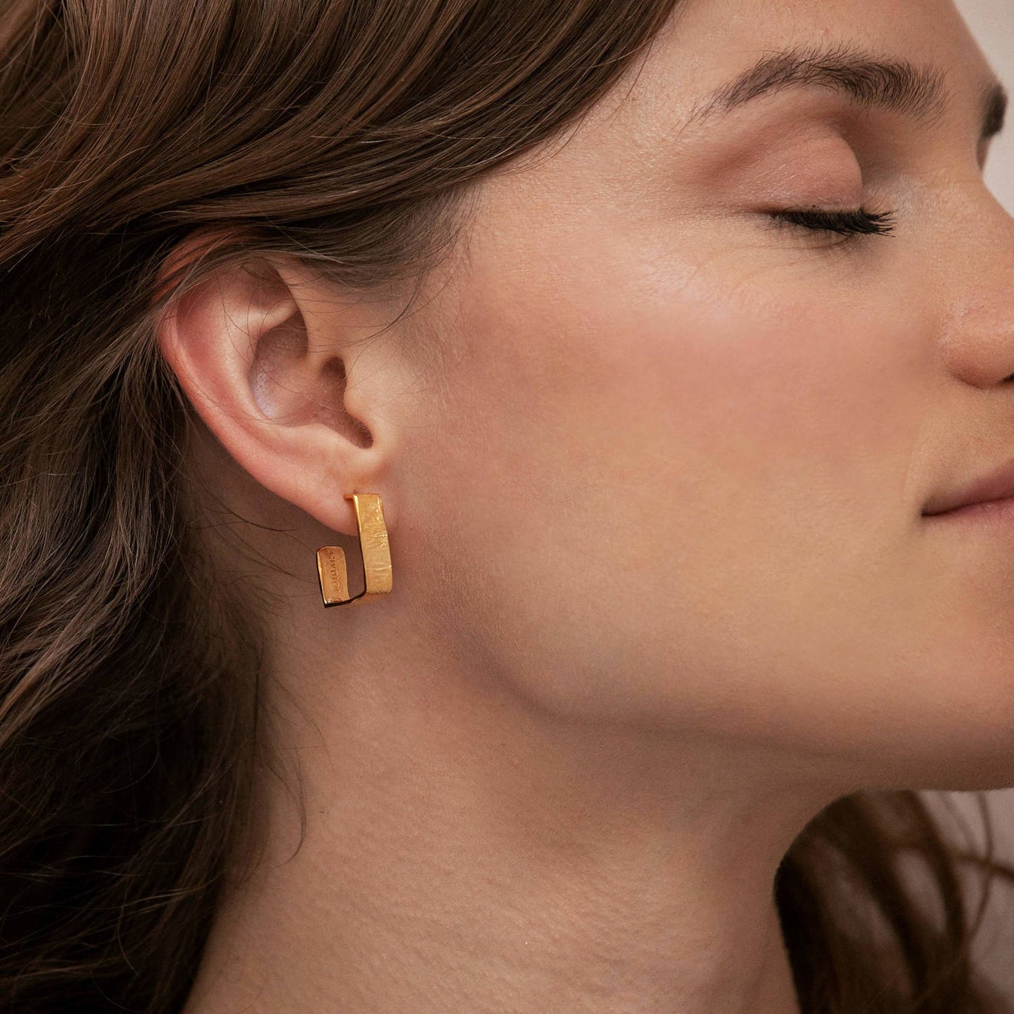 Plain Gold Earrings