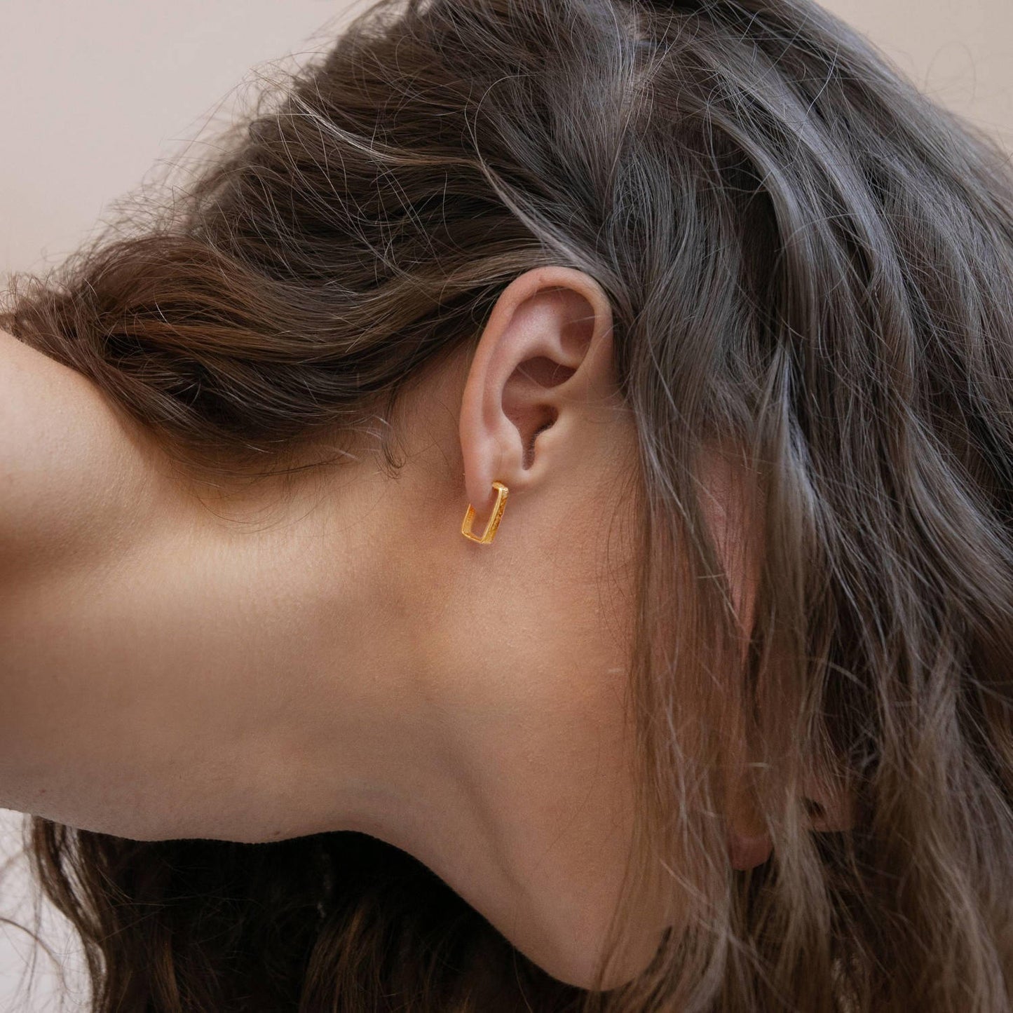 Plain Gold Earrings