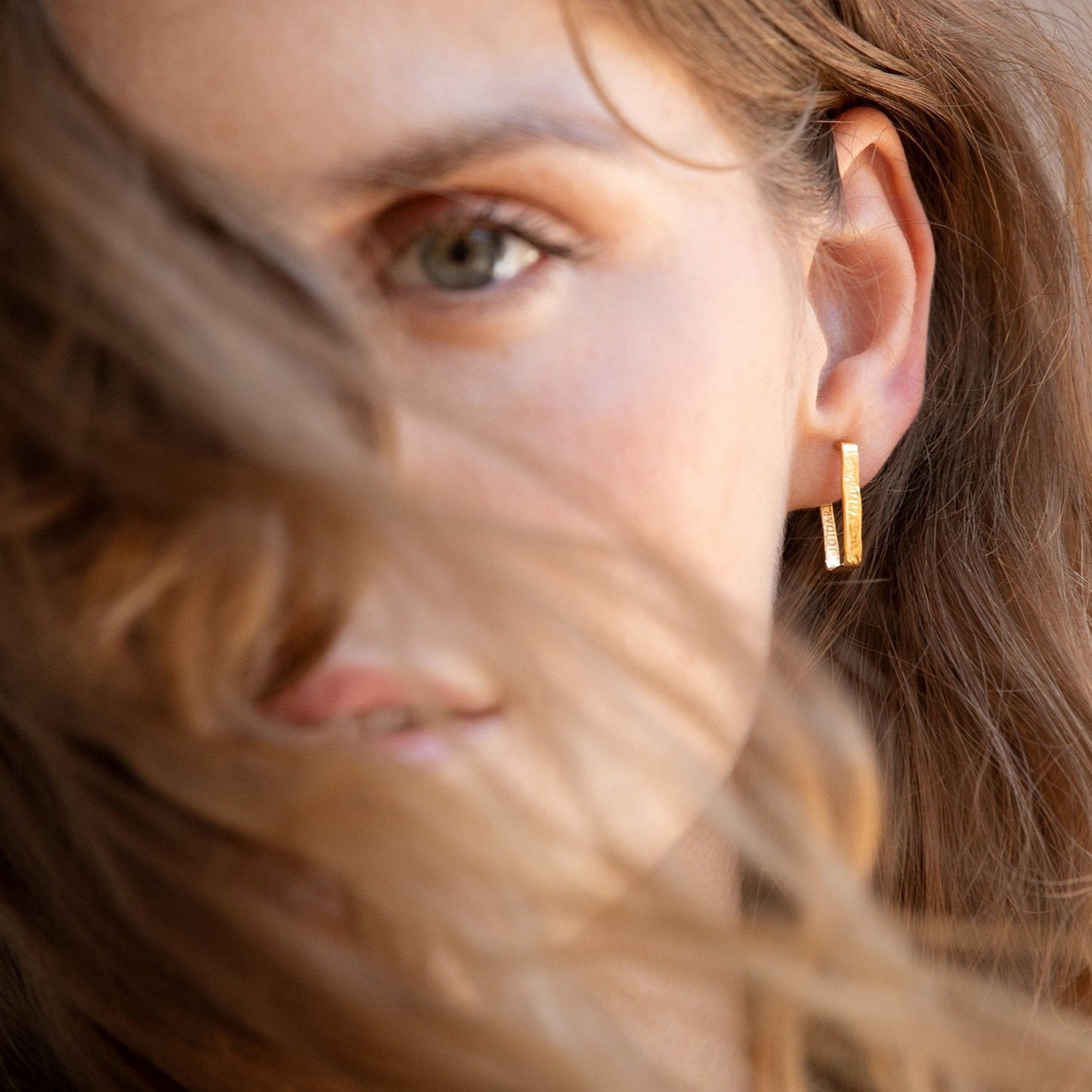 Plain Gold Earrings