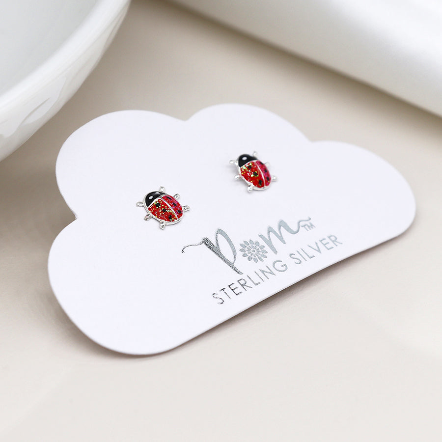 Enamel Carded Earrings