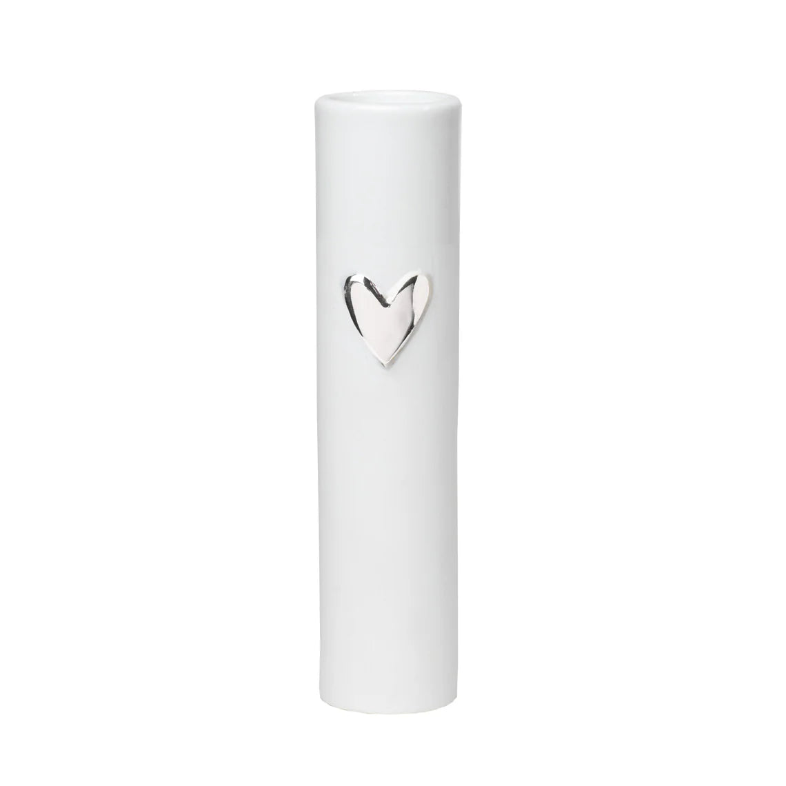 Porcelain Heart Vases & Candle Holders