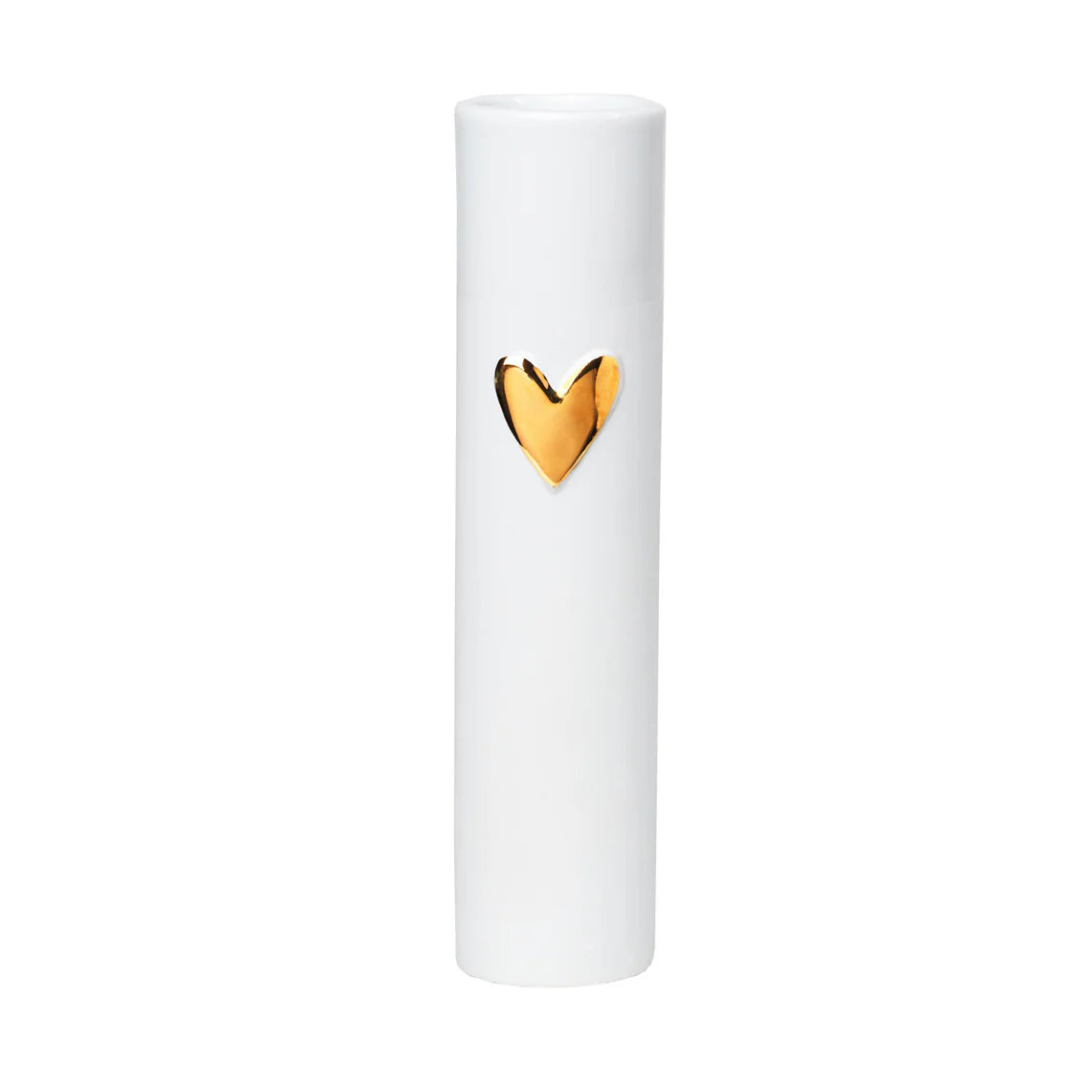 Porcelain Heart Vases & Candle Holders