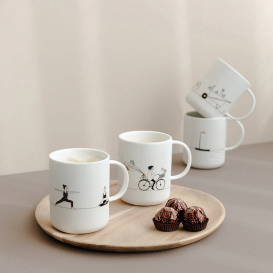 Porcelain Hobby Mugs