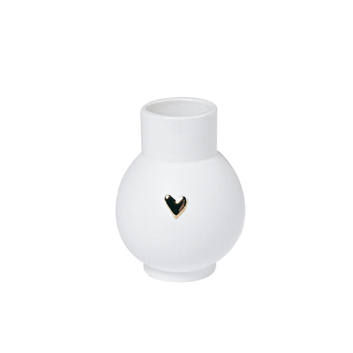 Porcelain Heart Vases & Candle Holders