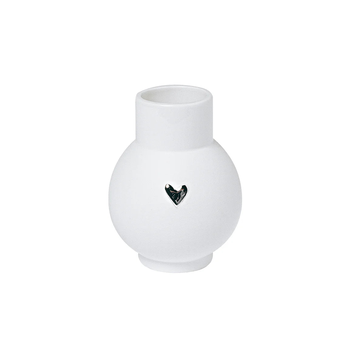 Porcelain Heart Vases & Candle Holders