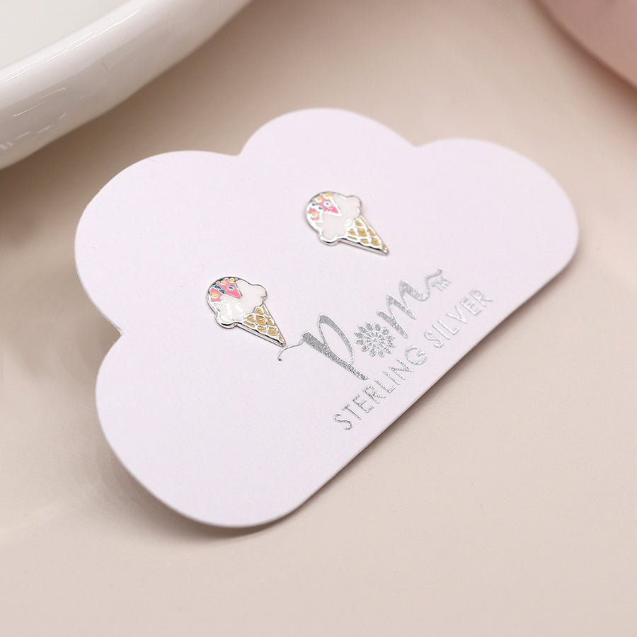 Enamel Carded Earrings