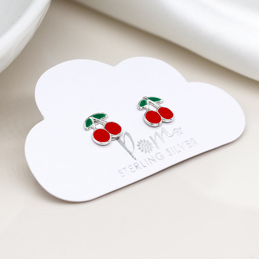 Enamel Carded Earrings
