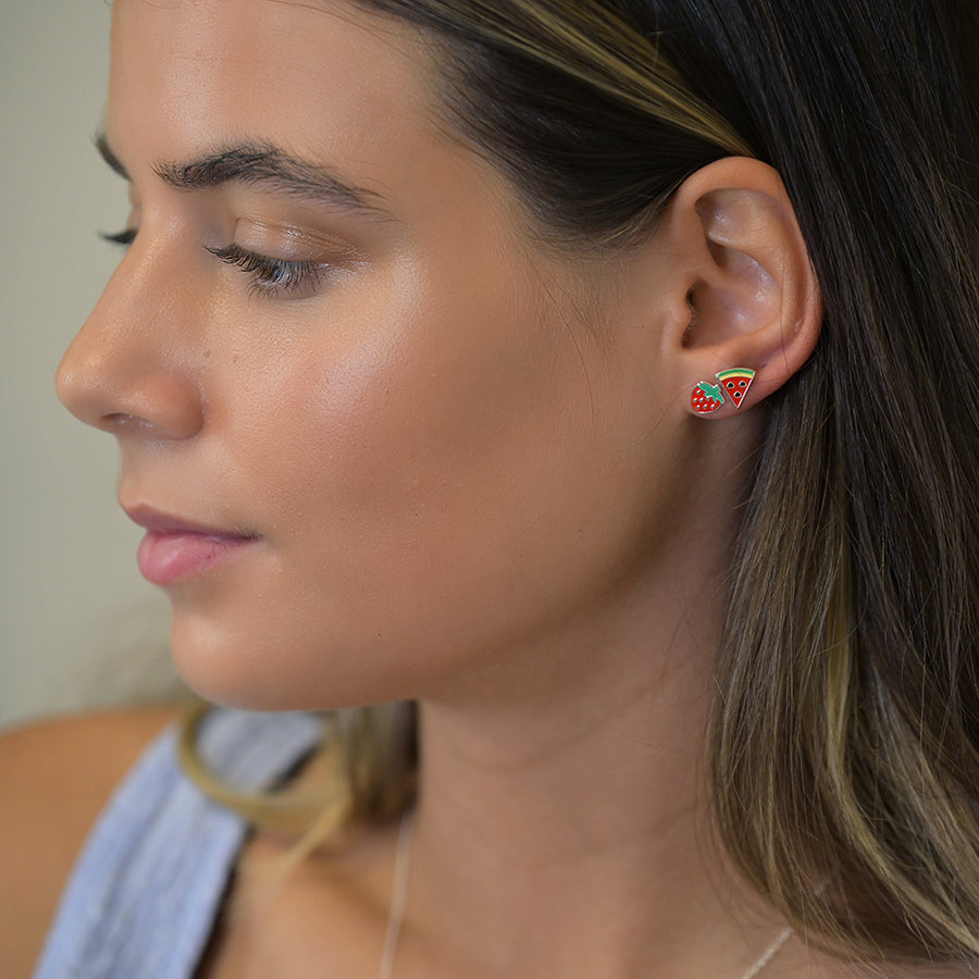 Enamel Carded Earrings