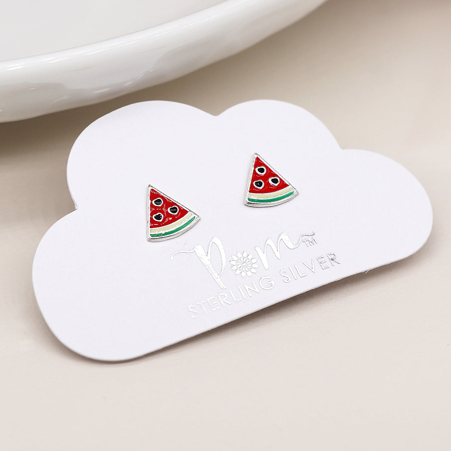 Enamel Carded Earrings