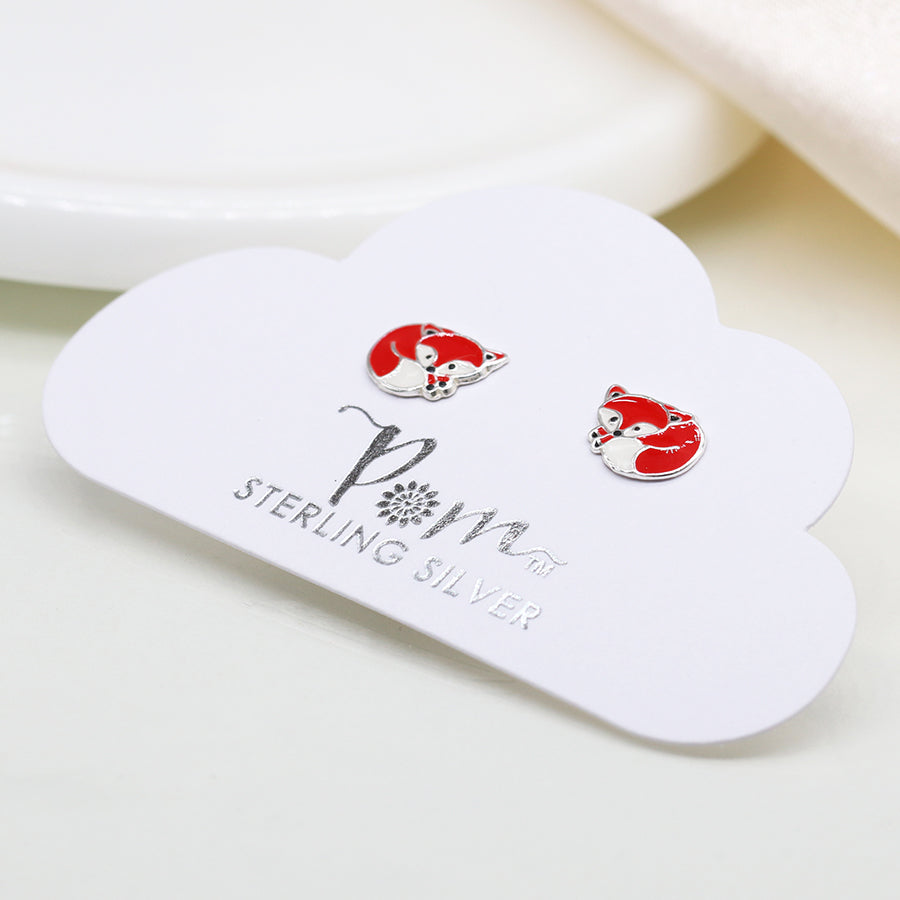 Enamel Carded Earrings