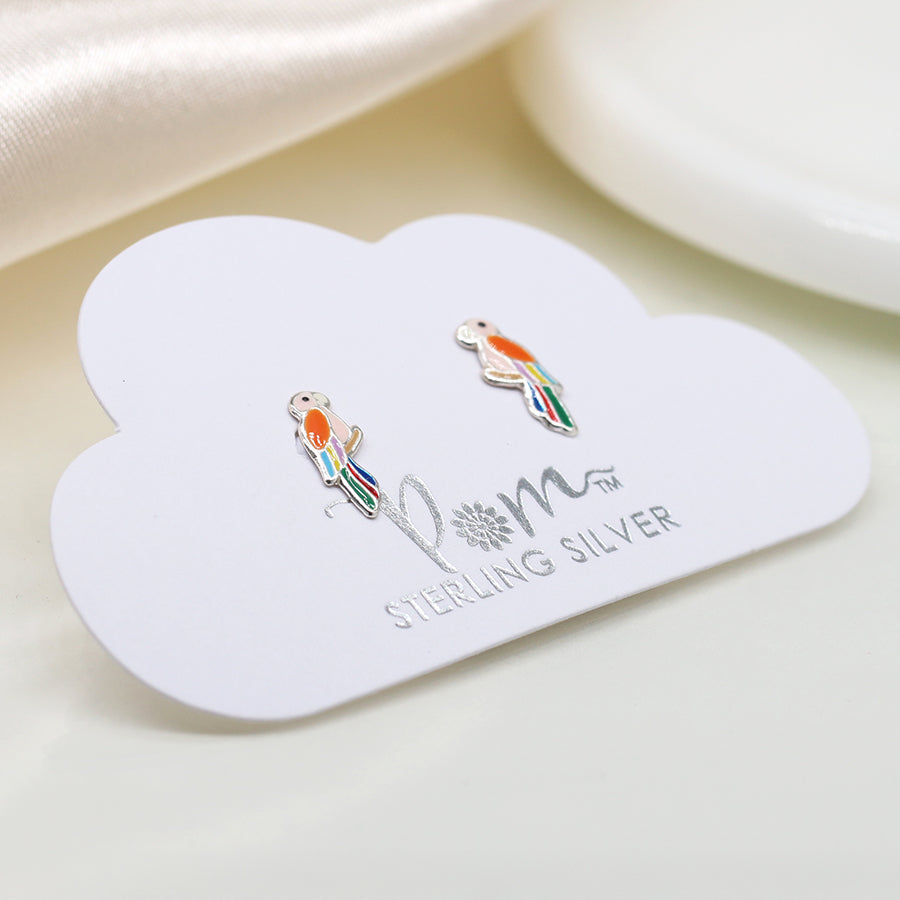 Enamel Carded Earrings