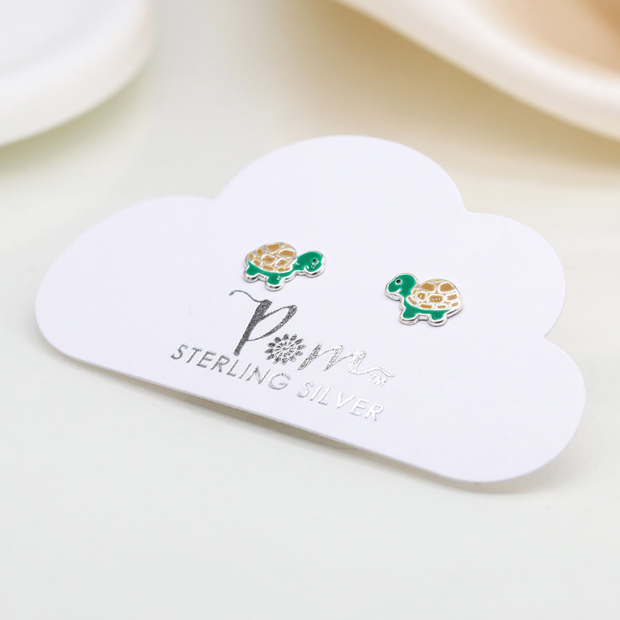 Enamel Carded Earrings