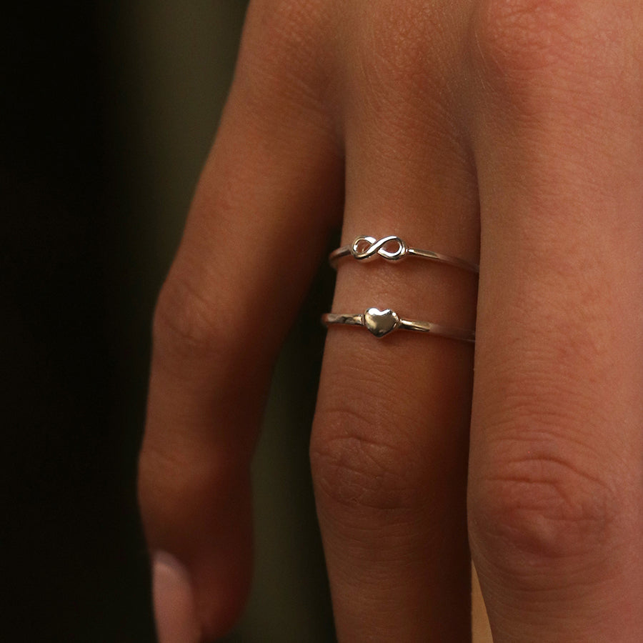 Silver & Gold Heart Jewellery