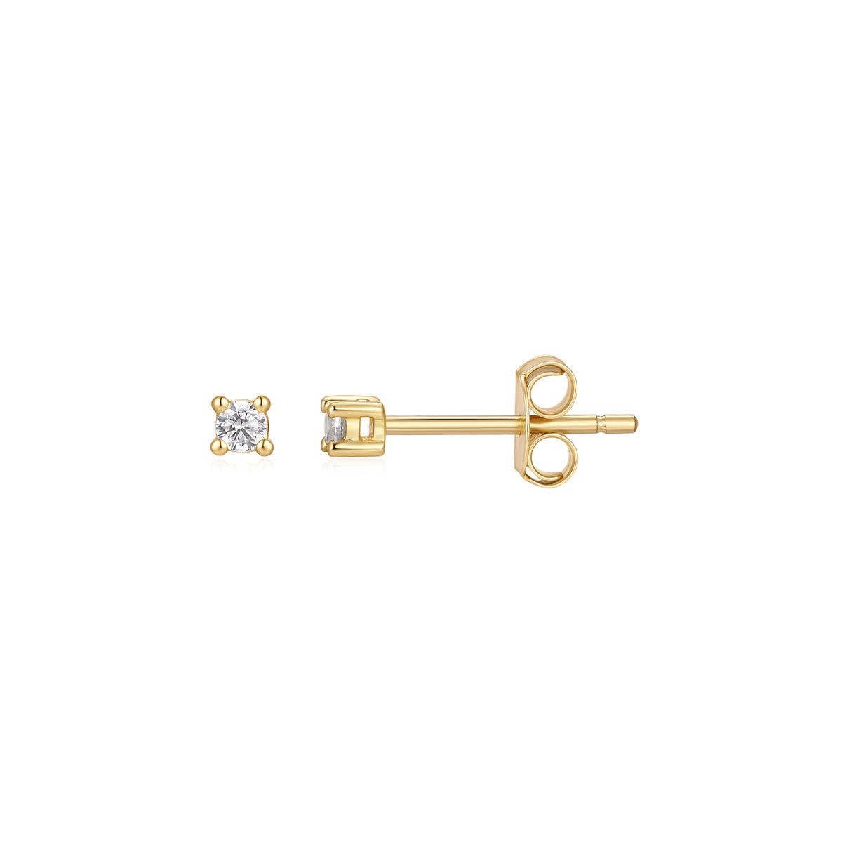 Gold Plated & Cubic Zirconia Earrings