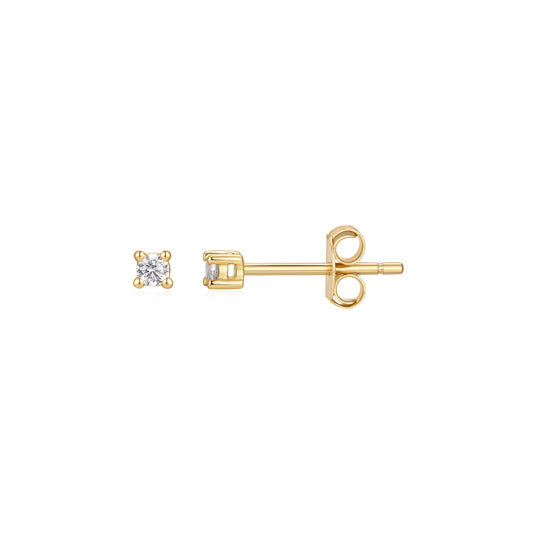 Gold Plated & Cubic Zirconia Earrings