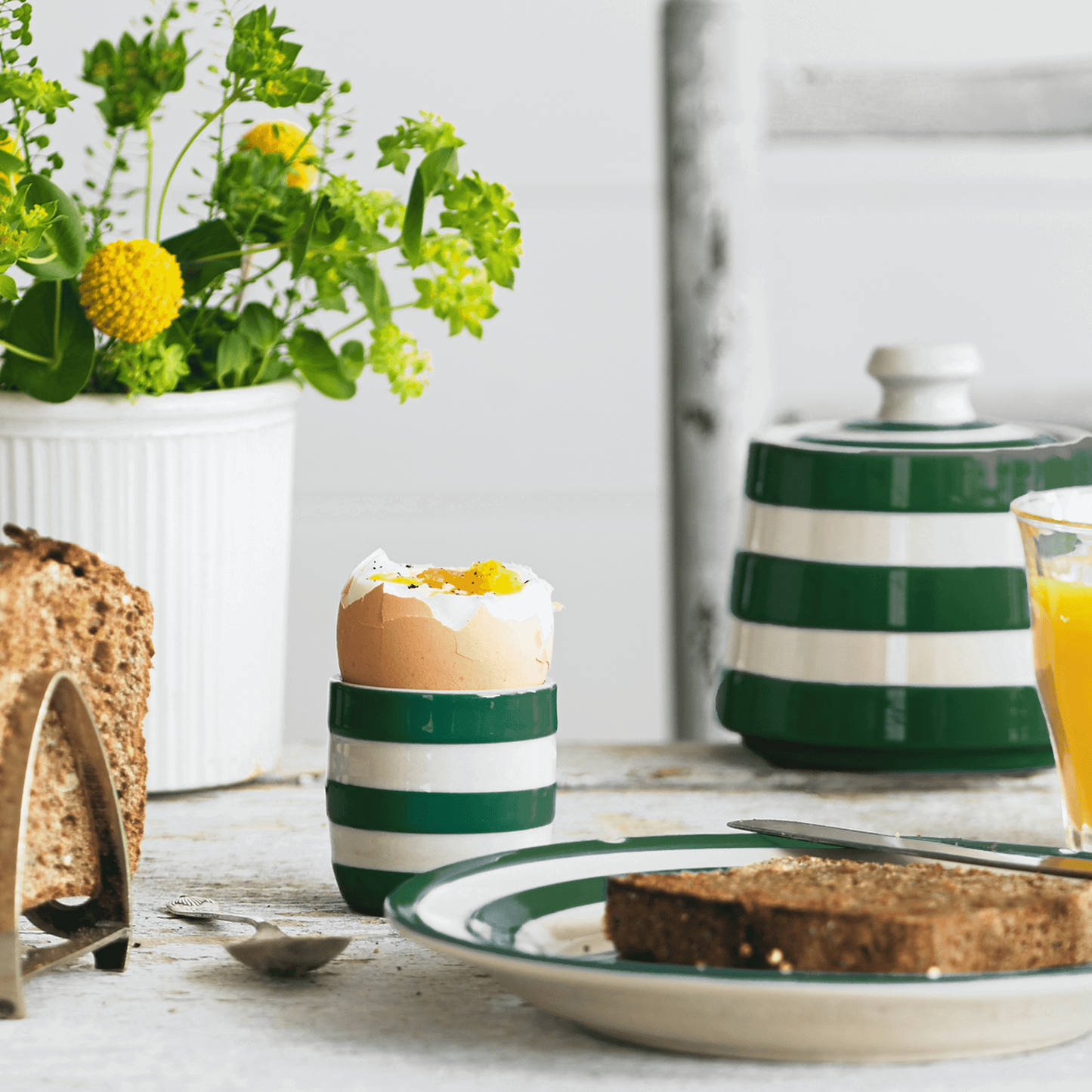 Adder Green Cornishware Collection