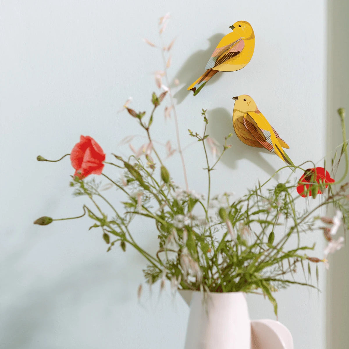 Birds & Flowers Wall Art