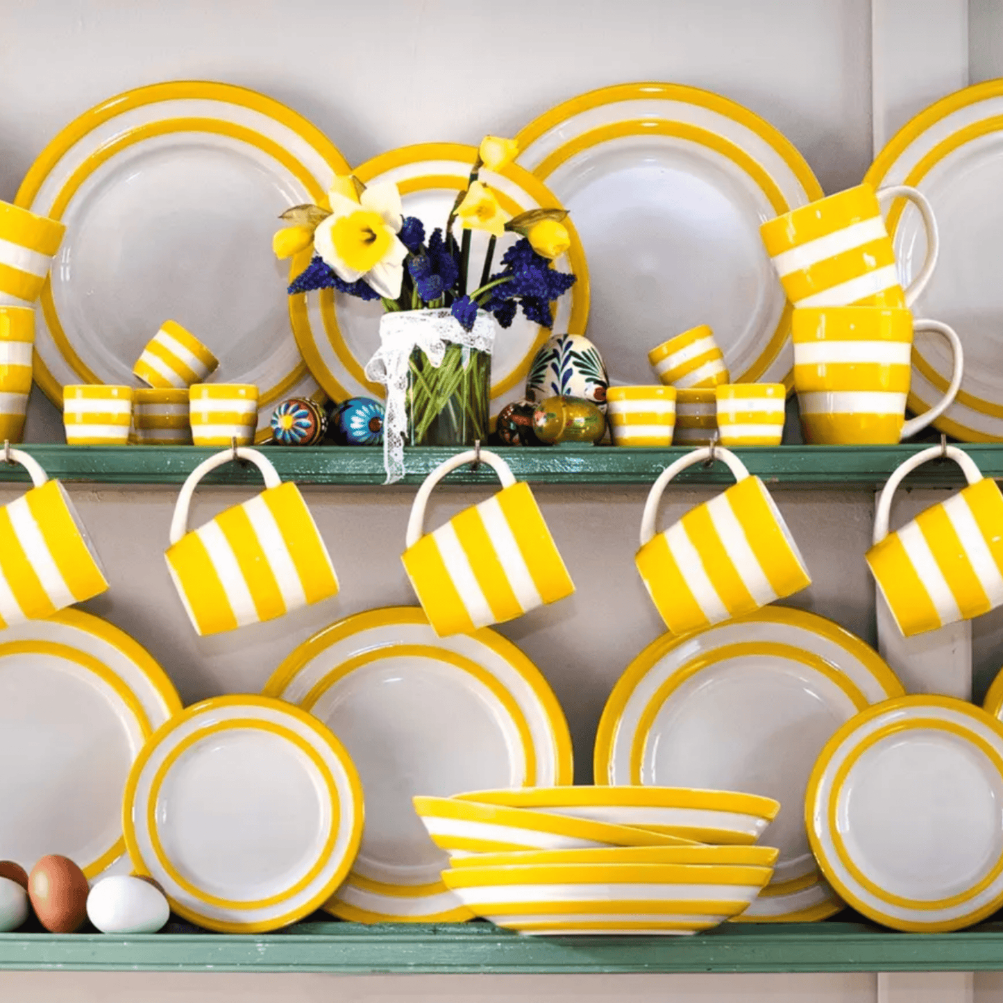 Yellow Cornishware Collection